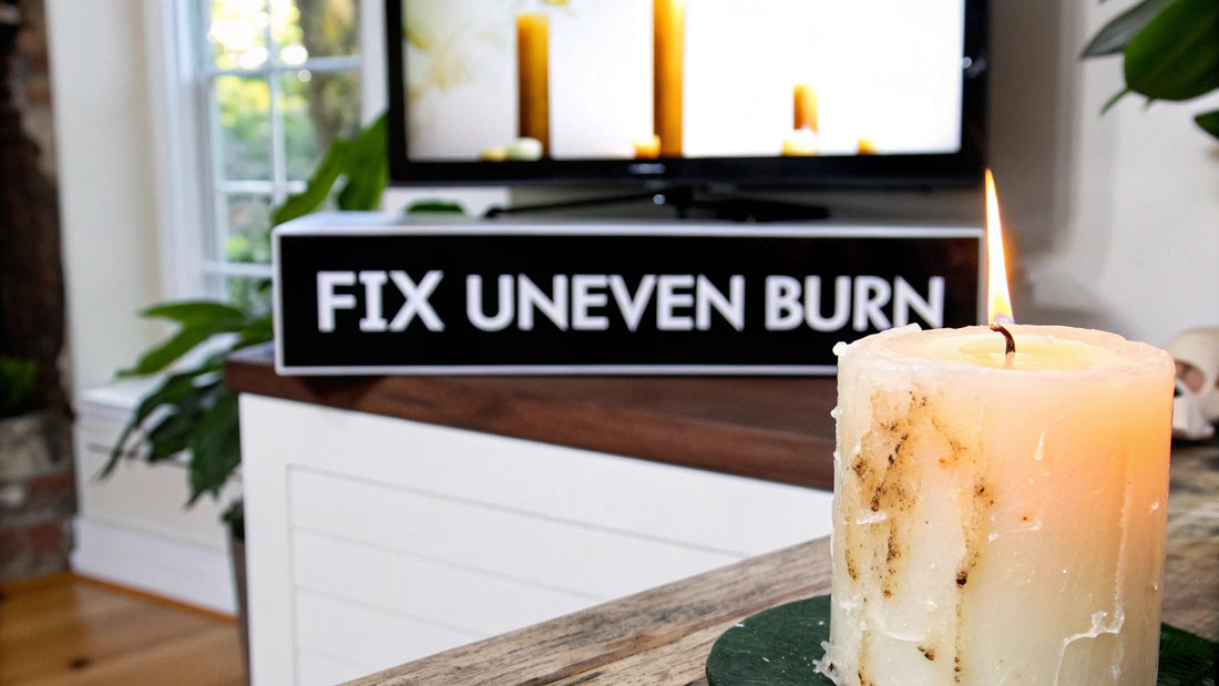 Why Is My Candle Burning Unevenly and How to Fix It