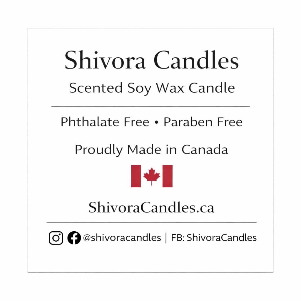 Lily Soy Wax Candle – 8 oz | Clean Soft Floral Candle | Hand-Poured in Canada | Shivora Candles