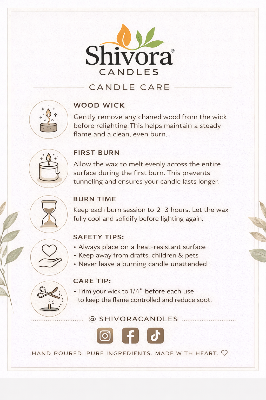 Bougie parfumée au quartz rose et à la cire de soja – 227 g | Coulée à la main au Canada | Shivora Candles