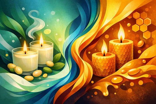 Soy Candles vs Beeswax Candles