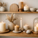 Candle Styling Shelf Decor Examples for Calm Homes