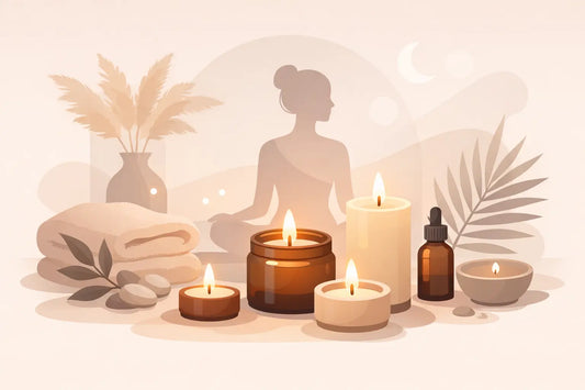 Candles for Self Care Routine at Home