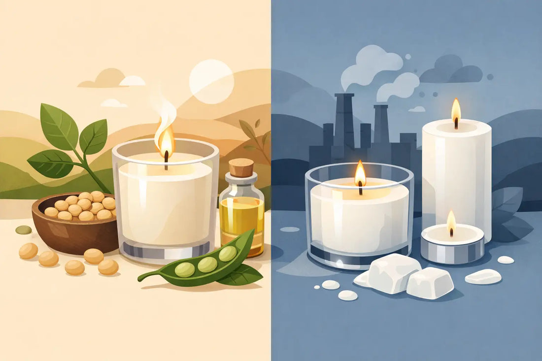 Soy vs Paraffin Candles: What to Choose