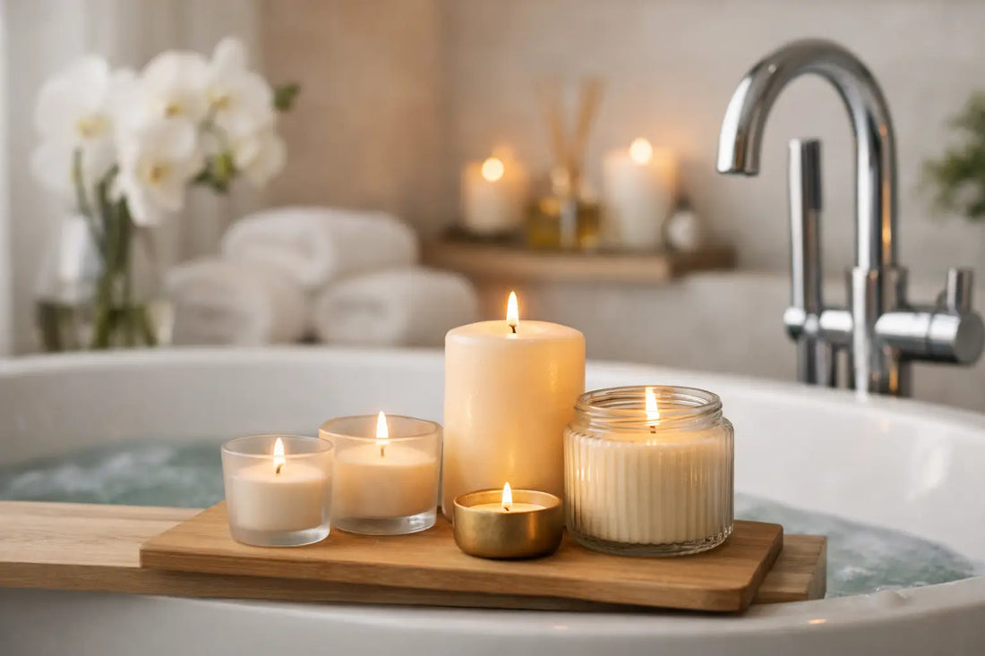 Candles for Spa Like Bathrooms That Feel Luxe