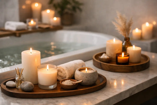 7 Home Spa Candle Setup Examples to Try Tonight