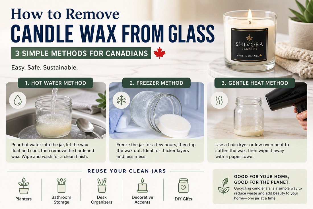 How to Remove Candle Wax from Glass Jars: 3 Easy Methods for Canadians
