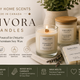 Luxury handmade soy candles made in Canada by Shivora Candles featuring wood wick candles, soy wax melts, premium home fragrance and clean-burning eco-friendly candles.