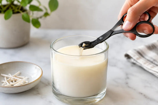 How to Trim Candle Wicks for a Cleaner Burn