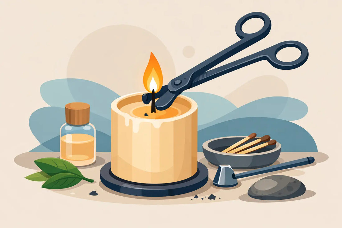 How to Trim Candle Wick the Right Way