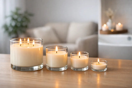 A Guide to Candle Jar Sizes for Every Room
