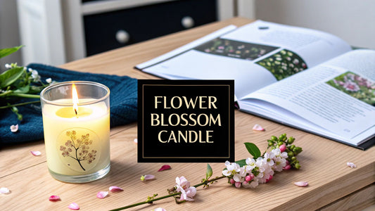 Flower Blossom Candle | Nature-Inspired Home Decor - Shivora Candles