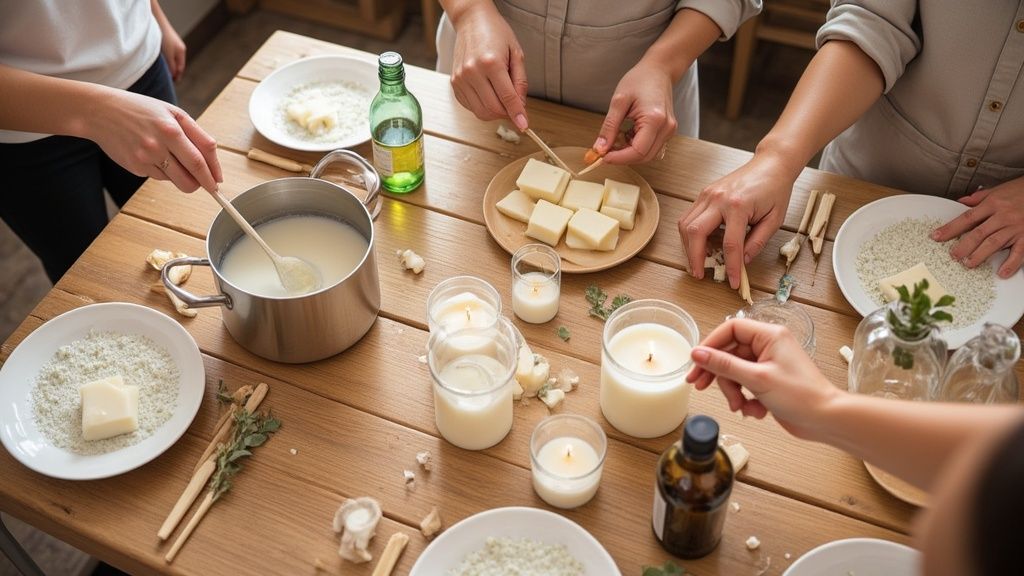 Hosting a Candle Making Workshop That Sells Out