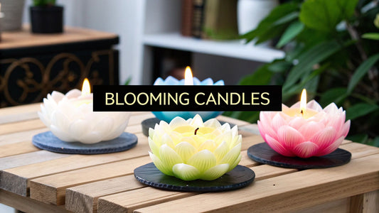 Beautiful Blooming Flower Candles | Shop Elegant Designs - Shivora Candles