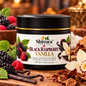 Black Raspberry Vanilla 4 oz coconut apricot wax candle hand-poured in Canada by Shivora Candles