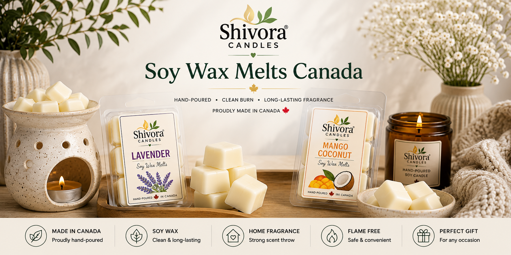 Chandelles de soya Canada