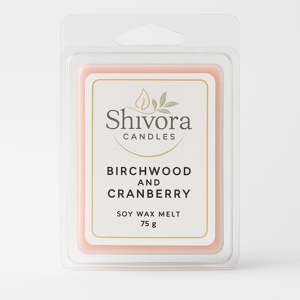 Birchwood & Cranberry
🌲 Birchwood & Cranberry
Soy Wax Melts

