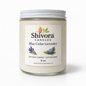 Shivora Candles Blue Cedar Lavender candle on a white background