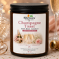 Champagne Toast scented soy candle 8oz in glass jar