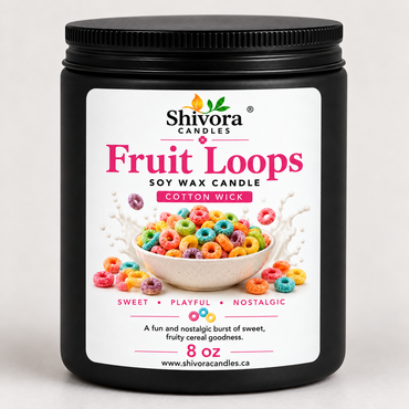 Bougie de soja Fruity Loops – Mèche en coton de 8 oz product image