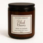 Black Cherry 8 oz Soy Candle – Handmade Soy Candle Made in Ontario, Canada with Natural Soy Wax, Cotton Wick and Amber Glass Jar | Shivora Candles
