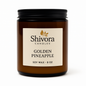 Golden Pineapple Soy Candle 8 oz – Handmade Soy Candle Made in Canada with Cotton Wick | Shivora Candles