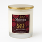 Love Spell Soy Candle 10 oz White Jar – Handmade Soy Candle Made in Canada | Shivora Candles