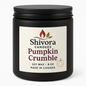 Pumpkin Crumble Soy Candle 8 oz – Handmade Soy Candle Made in Canada with Cotton Wick | Shivora Candles