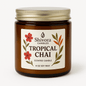 Tropical Chai Soy Candle 8 oz – Handmade Soy Candle Made in Canada with Cotton Wick | Shivora Candles